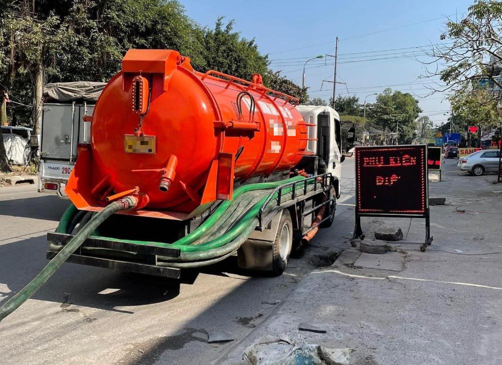 Nhận hút bể phốt Hà Nam